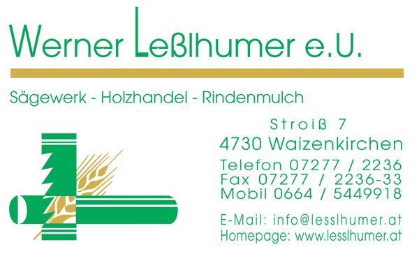Werner Leßlhumer e.U. Sägewerk und Holzhandel